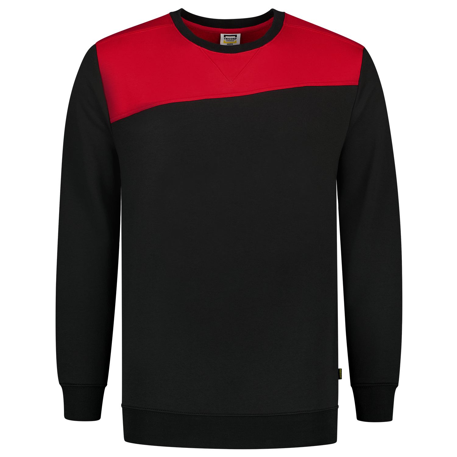 Tricorp Workwear Sweaters 302013 zwart-rood(blackred)