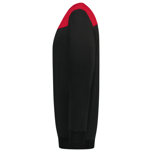 Tricorp Workwear 60 Graden;Bicolor Naden Sweaters 302013 zwart-rood(blackred)