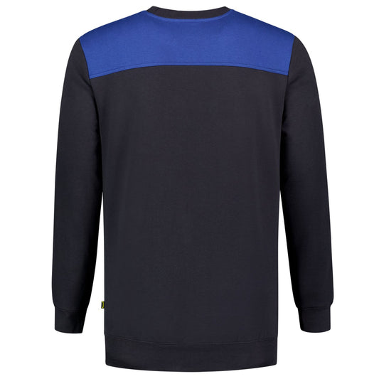Tricorp Workwear 60 Graden;Bicolor Naden Sweaters 302013 marineblauw-koningsblauw(navyroyalblue) Klant 807