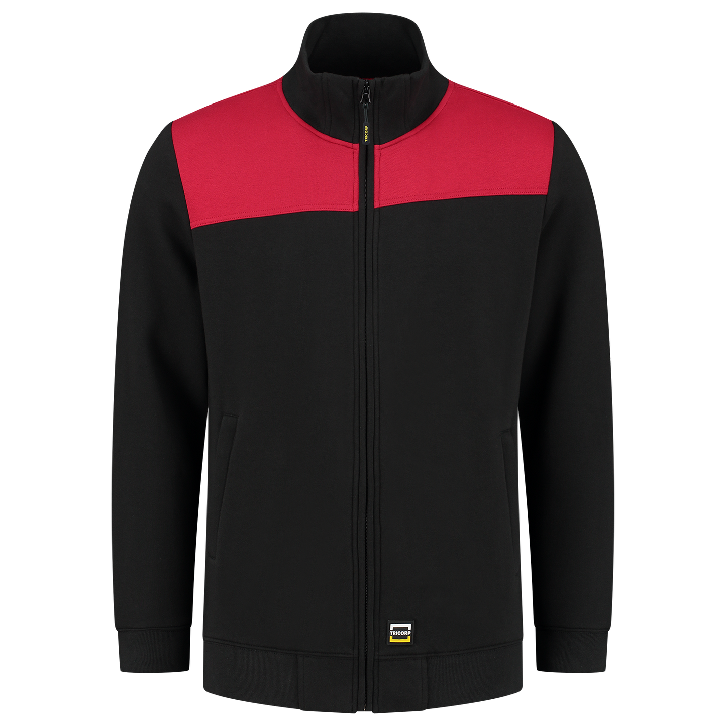 Tricorp Sweaters 302014 zwart-rood(blackred)