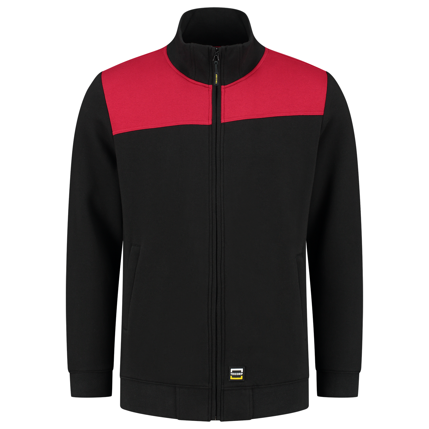 Tricorp Sweaters 302014 zwart-rood(blackred)