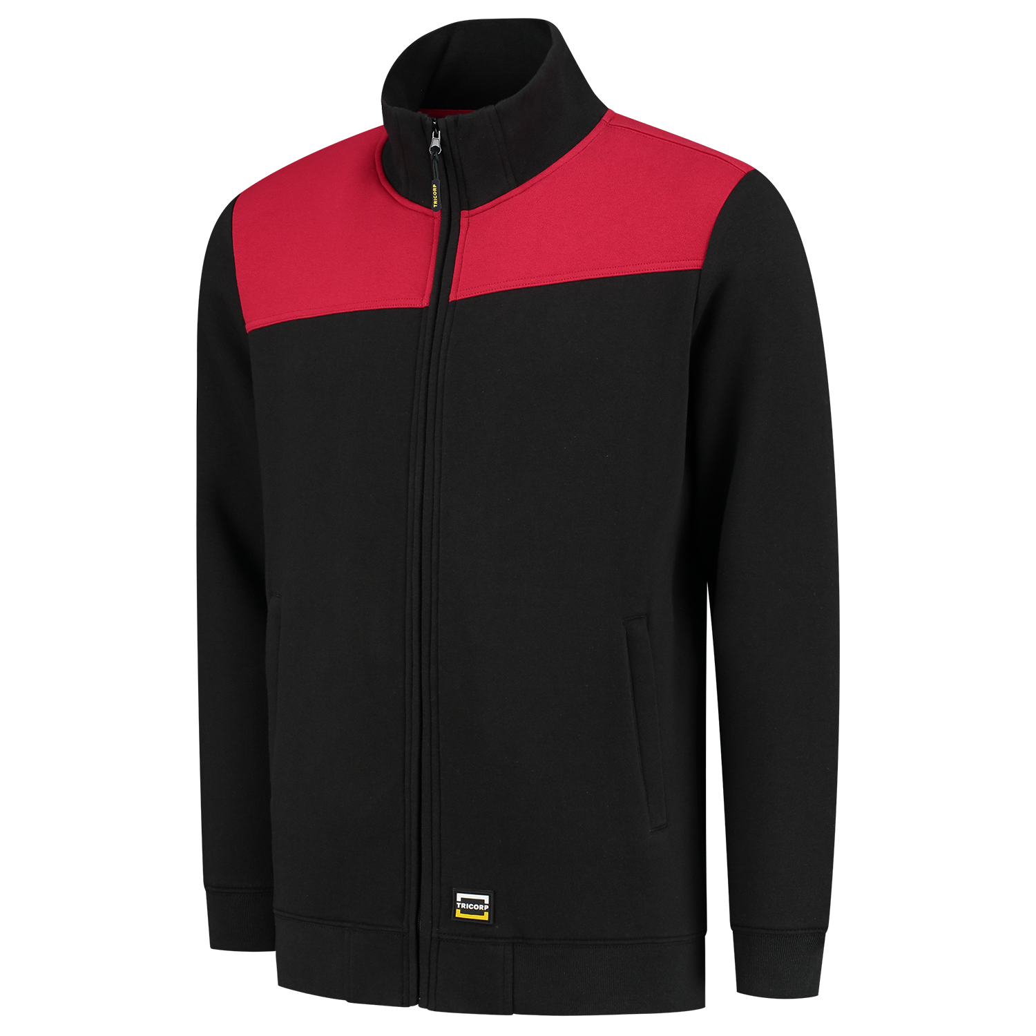 Tricorp Sweaters 302014 zwart-rood(blackred)