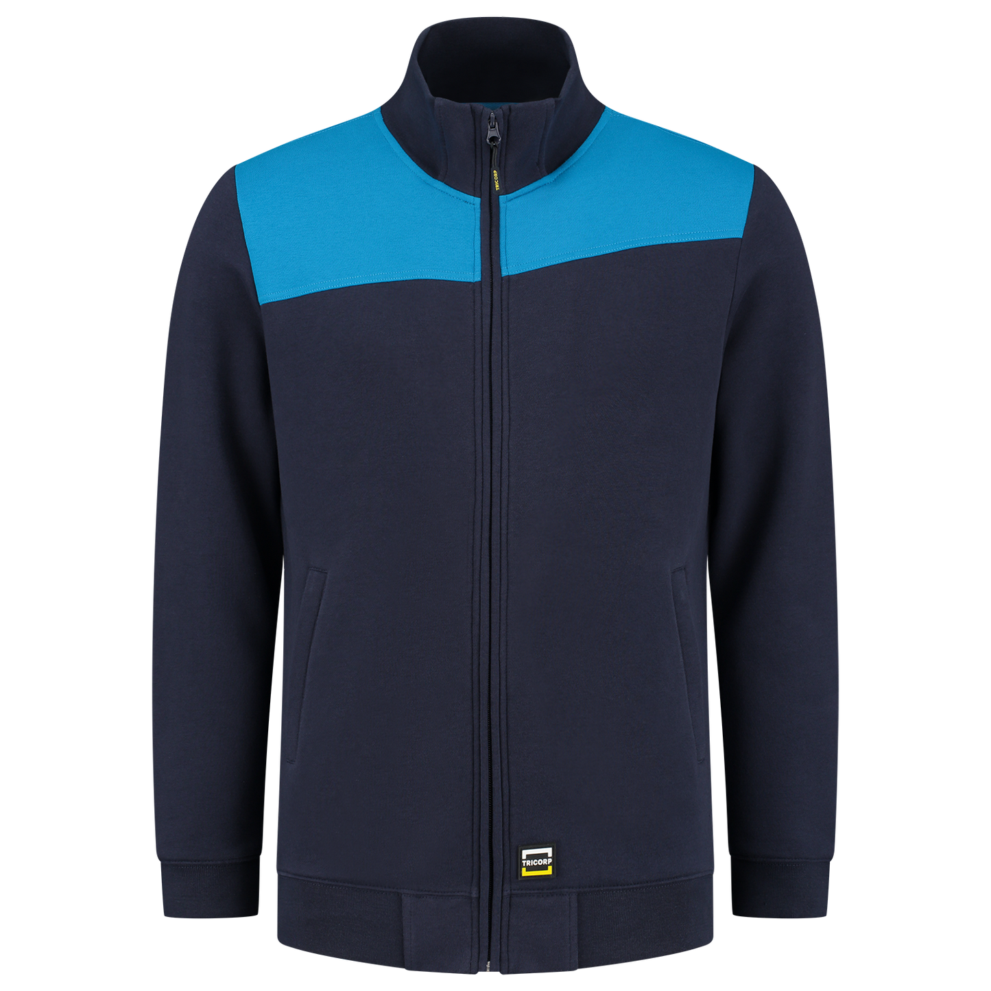 Tricorp Sweaters 302014 inktzwart-Turquoise(inkturquoise)