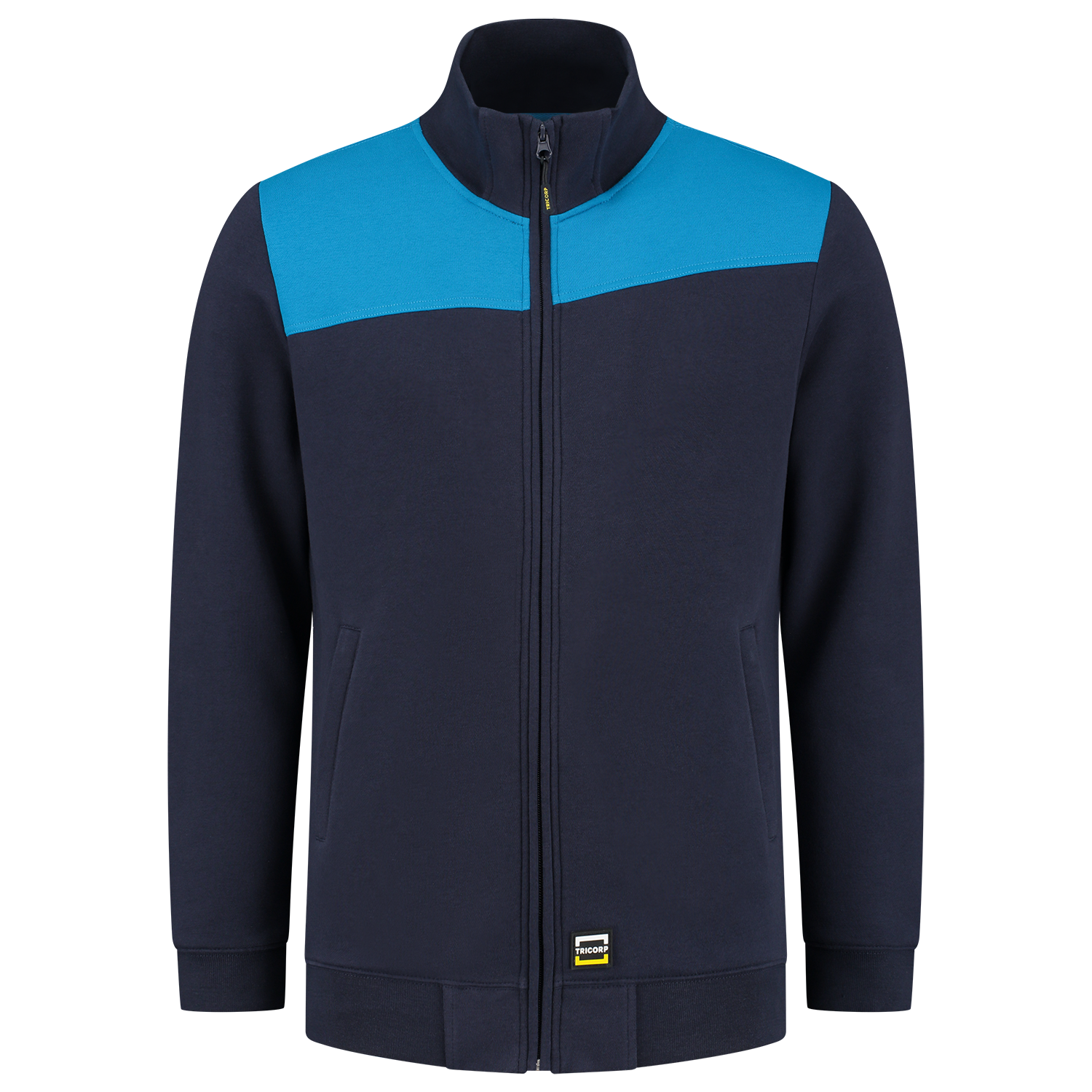 Tricorp Sweaters 302014 inktzwart-Turquoise(inkturquoise)