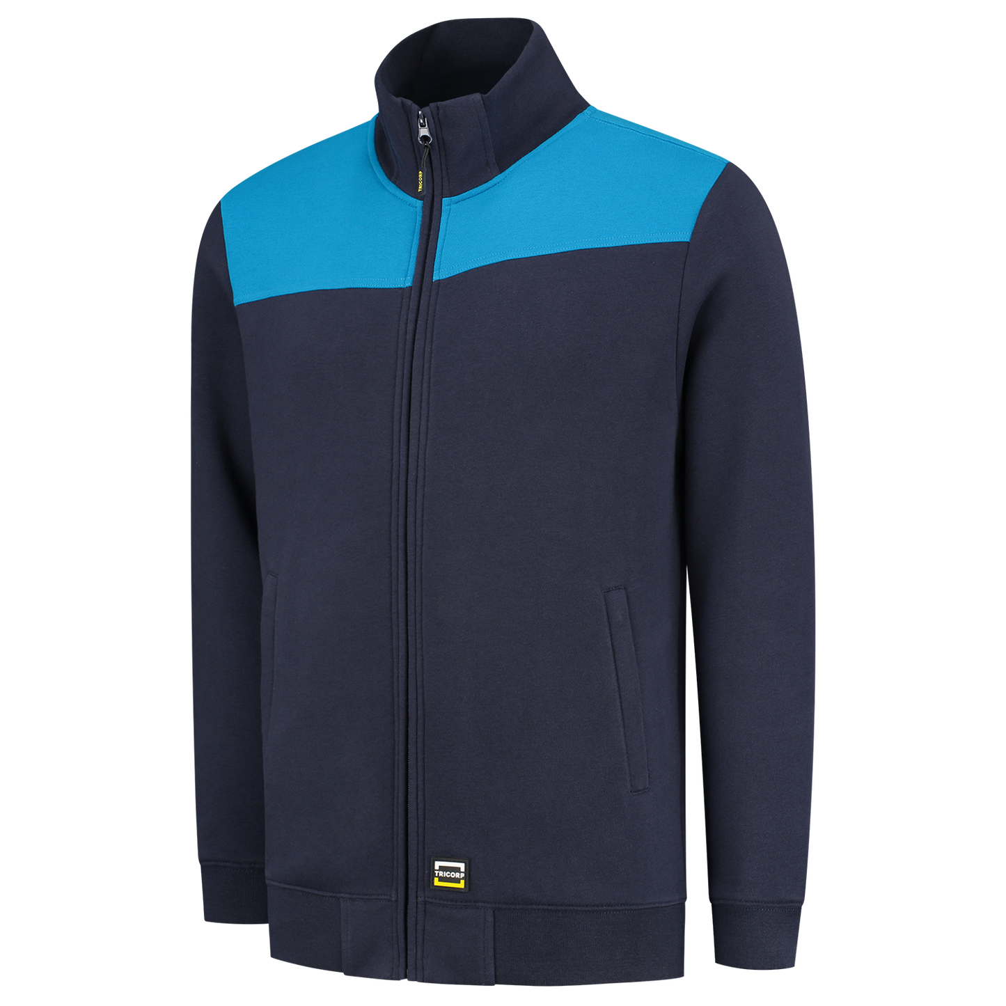 Tricorp Sweaters 302014 inktzwart-Turquoise(inkturquoise)