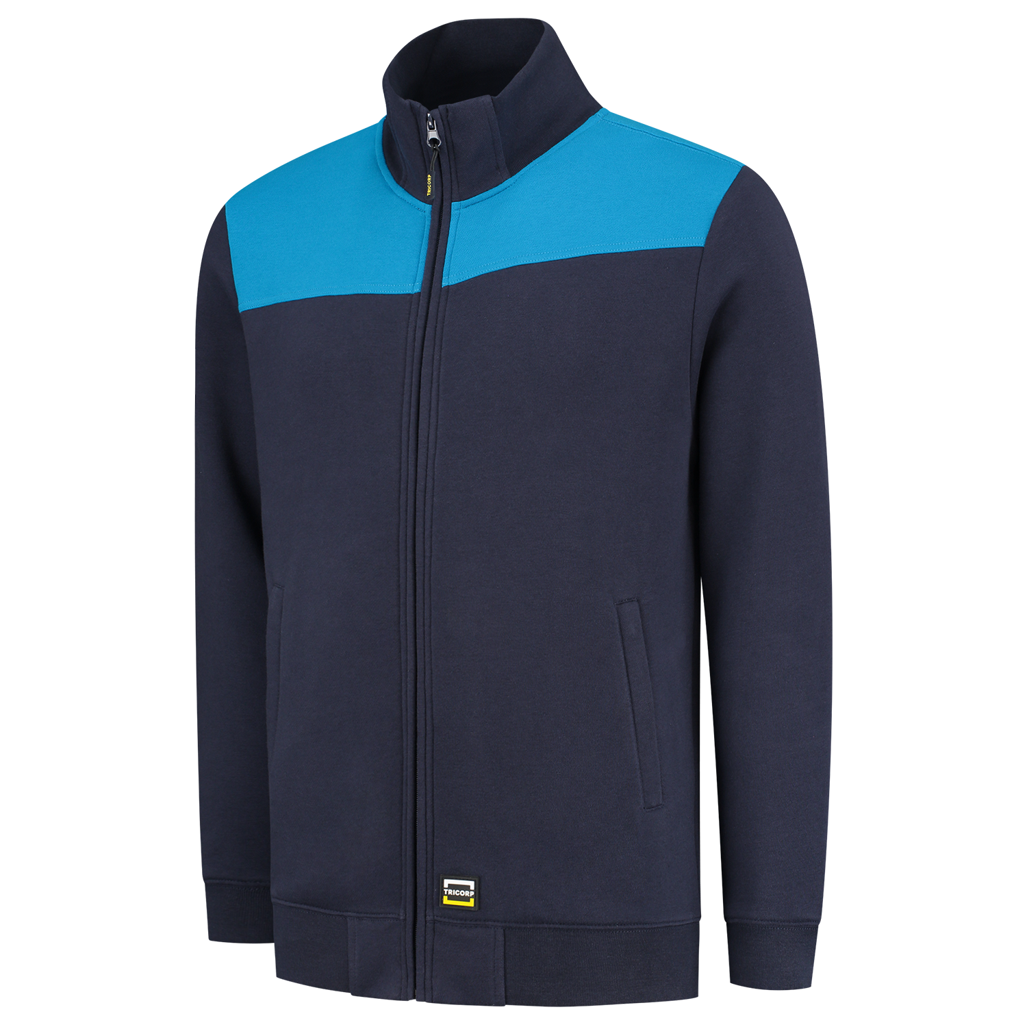 Tricorp Sweaters 302014 inktzwart-Turquoise(inkturquoise)