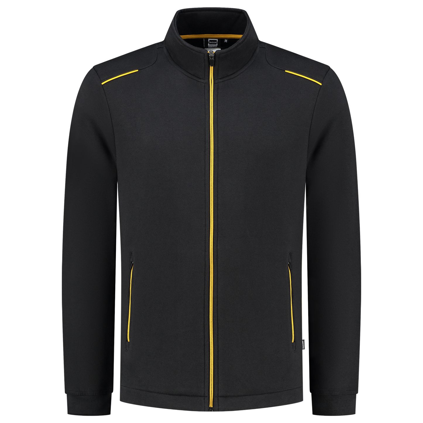 Tricorp Workwear 60 Graden;Accent Sweatvesten 302702 zwart-geel(blackyellow)