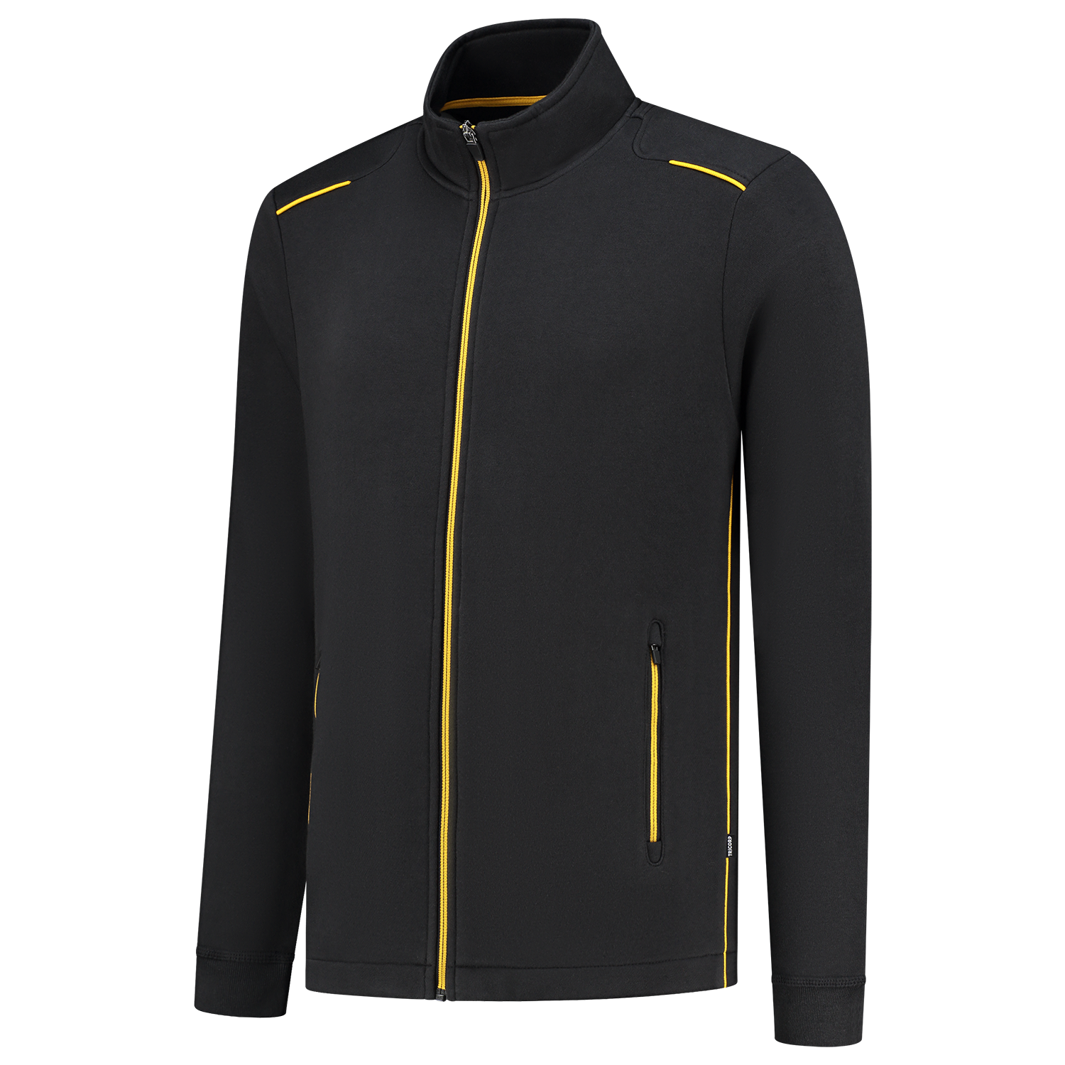 Tricorp Workwear 60 Graden;Accent Sweatvesten 302702 zwart-geel(blackyellow)