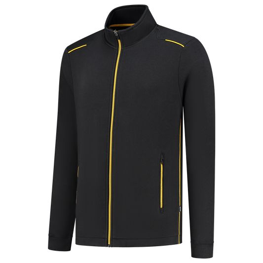 Tricorp Workwear 60 Graden;Accent Sweatvesten 302702 zwart-geel(blackyellow)