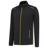 Tricorp Workwear 60 Graden;Accent Sweatvesten 302702 zwart-geel(blackyellow)