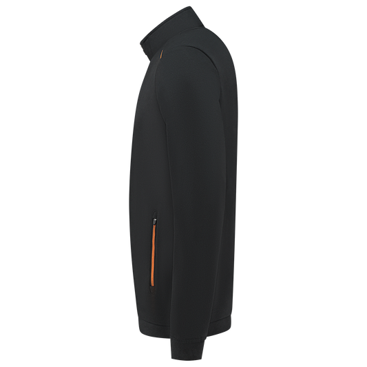 Tricorp Accent Sweatvest 302702 bicolor unisex zwart-oranje(blackorange)