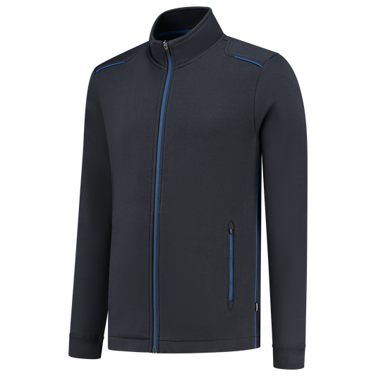 Tricorp Workwear 60 Graden;Accent Sweatvest 302702 bicolor unisex marineblauw-koningsblauw(navyroyalblue)