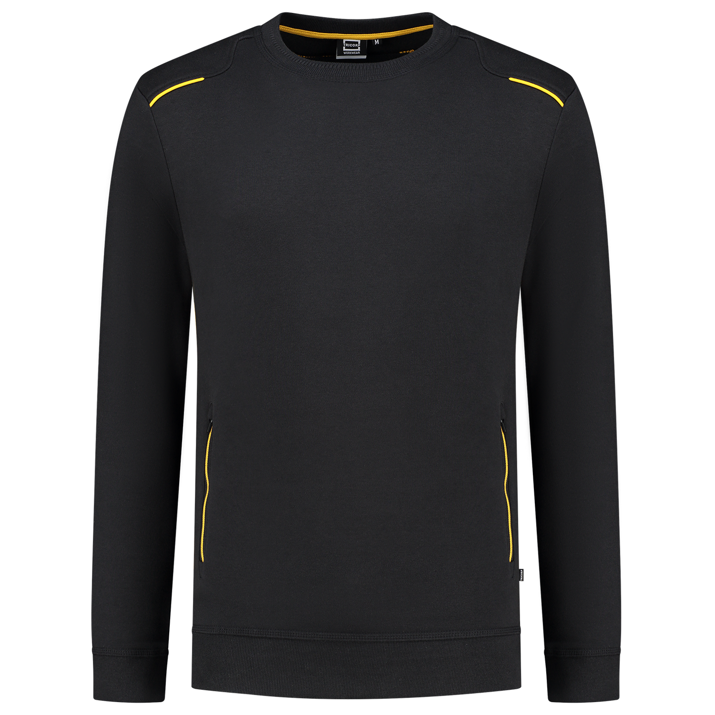 Tricorp Workwear 60 Graden;Accent Sweaters 302703 zwart-geel(blackyellow)