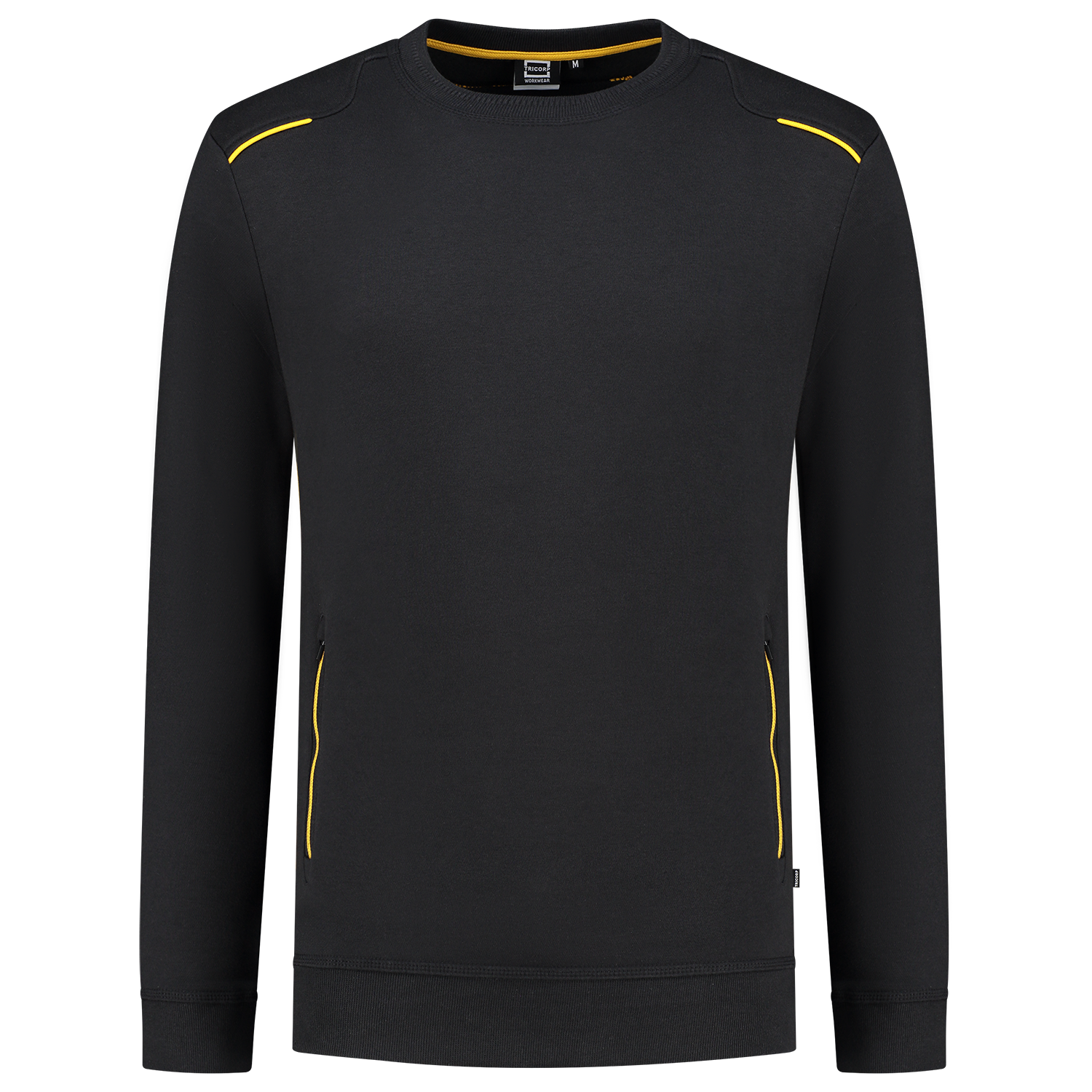 Tricorp Workwear 60 Graden;Accent Sweaters 302703 zwart-geel(blackyellow)
