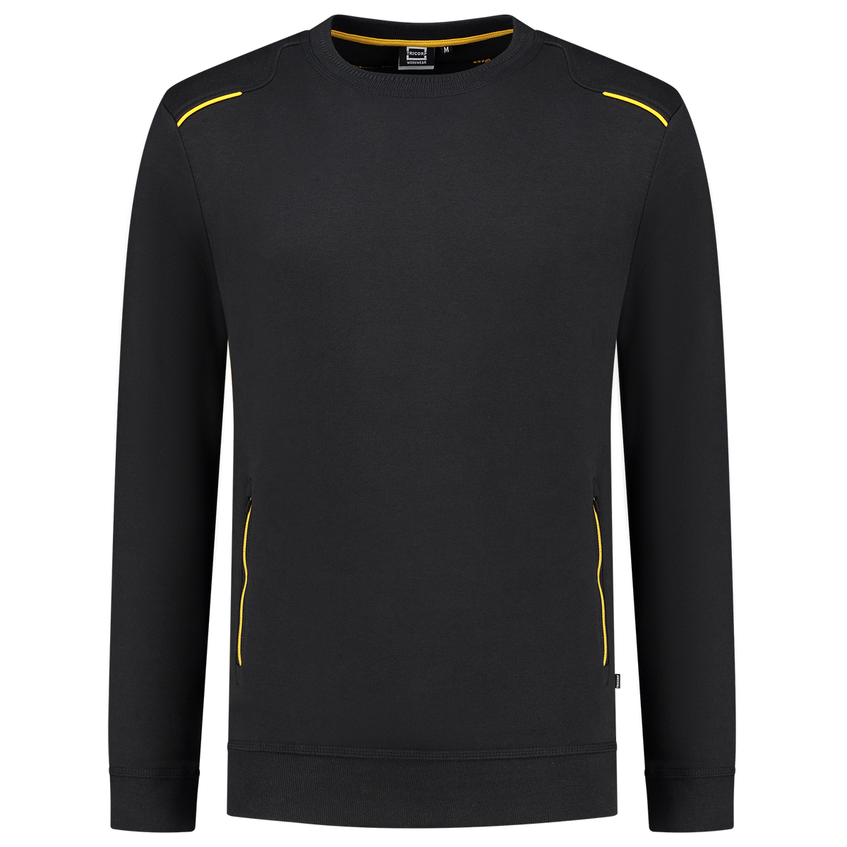 Tricorp Workwear 60 Graden;Accent Sweaters 302703 zwart-geel(blackyellow)
