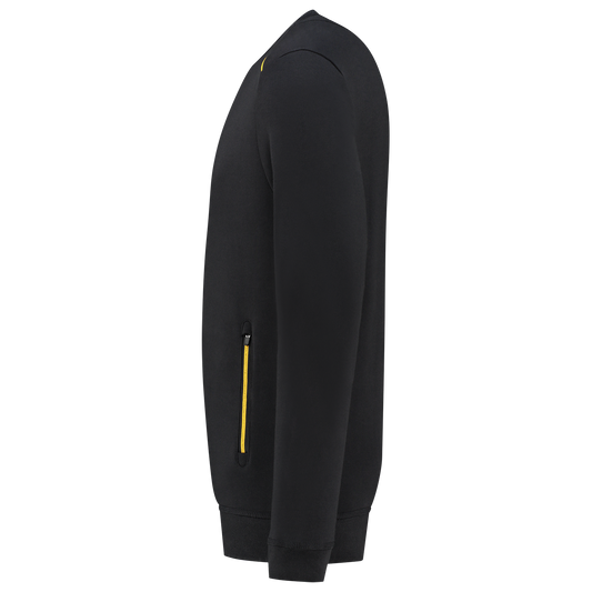Tricorp Workwear 60 Graden;Accent Sweaters 302703 zwart-geel(blackyellow)
