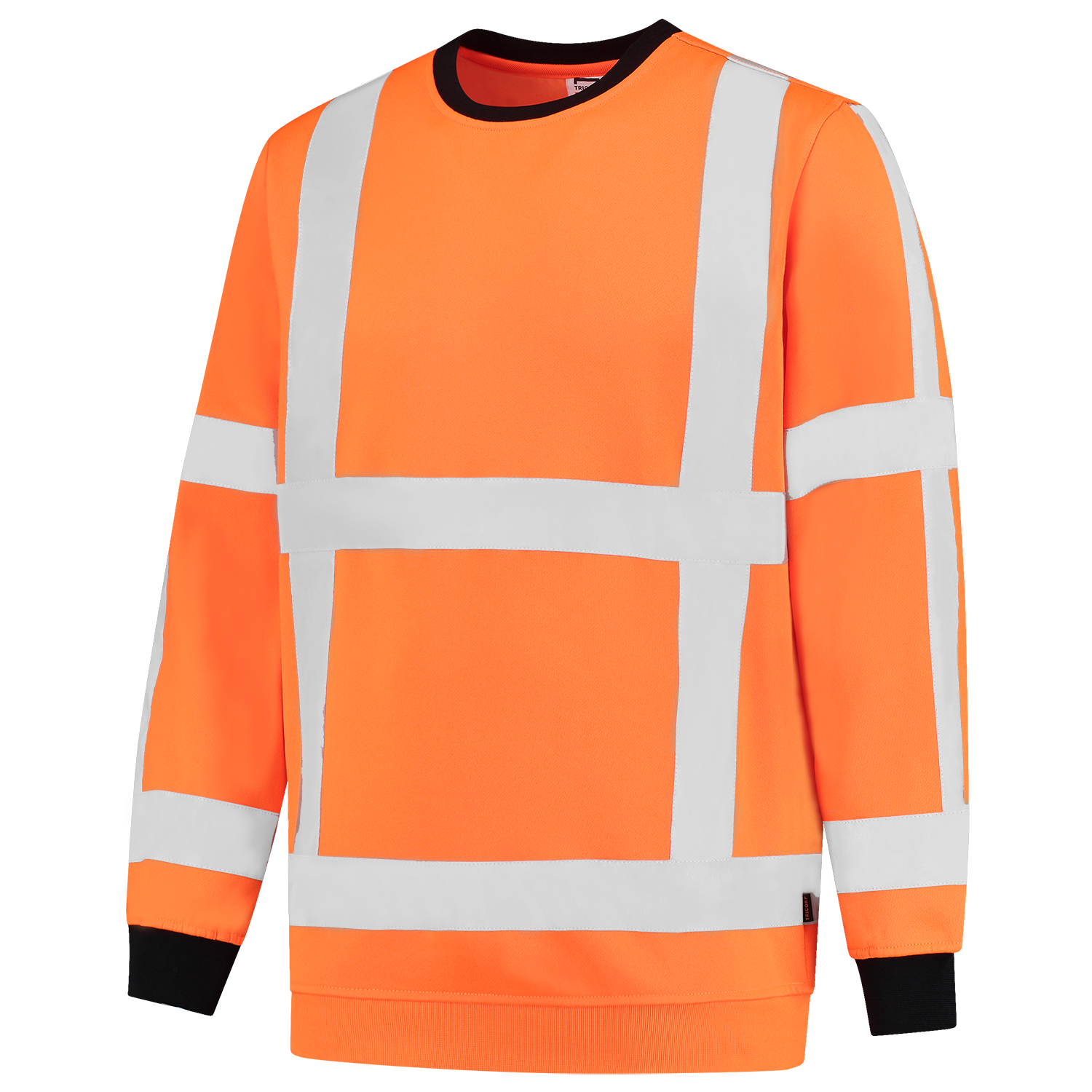 Tricorp Safety Polosweaters 303001-TS-RWS HiVis fluo oranje-zwart(fluororange)