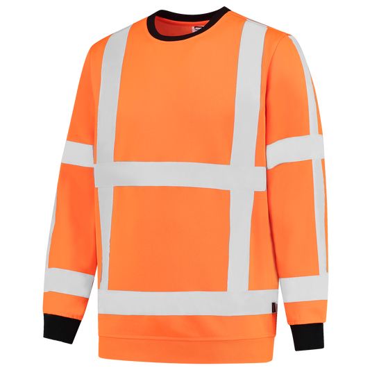 Tricorp Safety Polosweaters 303001-TS-RWS HiVis fluo oranje-zwart(fluororange)