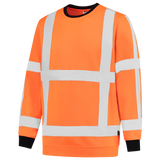 Tricorp Safety Polosweaters 303001-TS-RWS HiVis fluo oranje-zwart(fluororange)