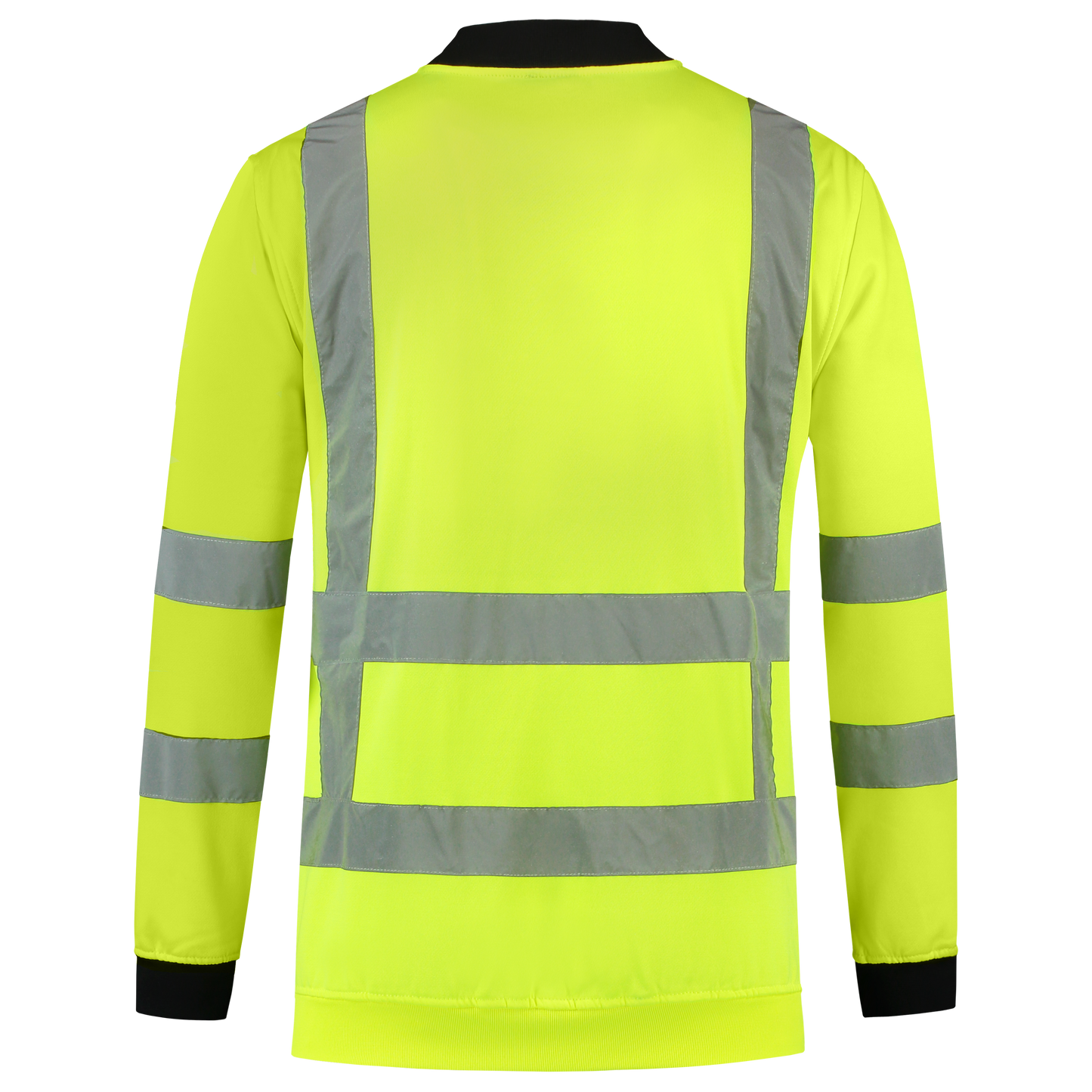 Tricorp Safety Polosweaters 303001-TS-RWS HiVis fluo geel-zwart(fluoryellow)