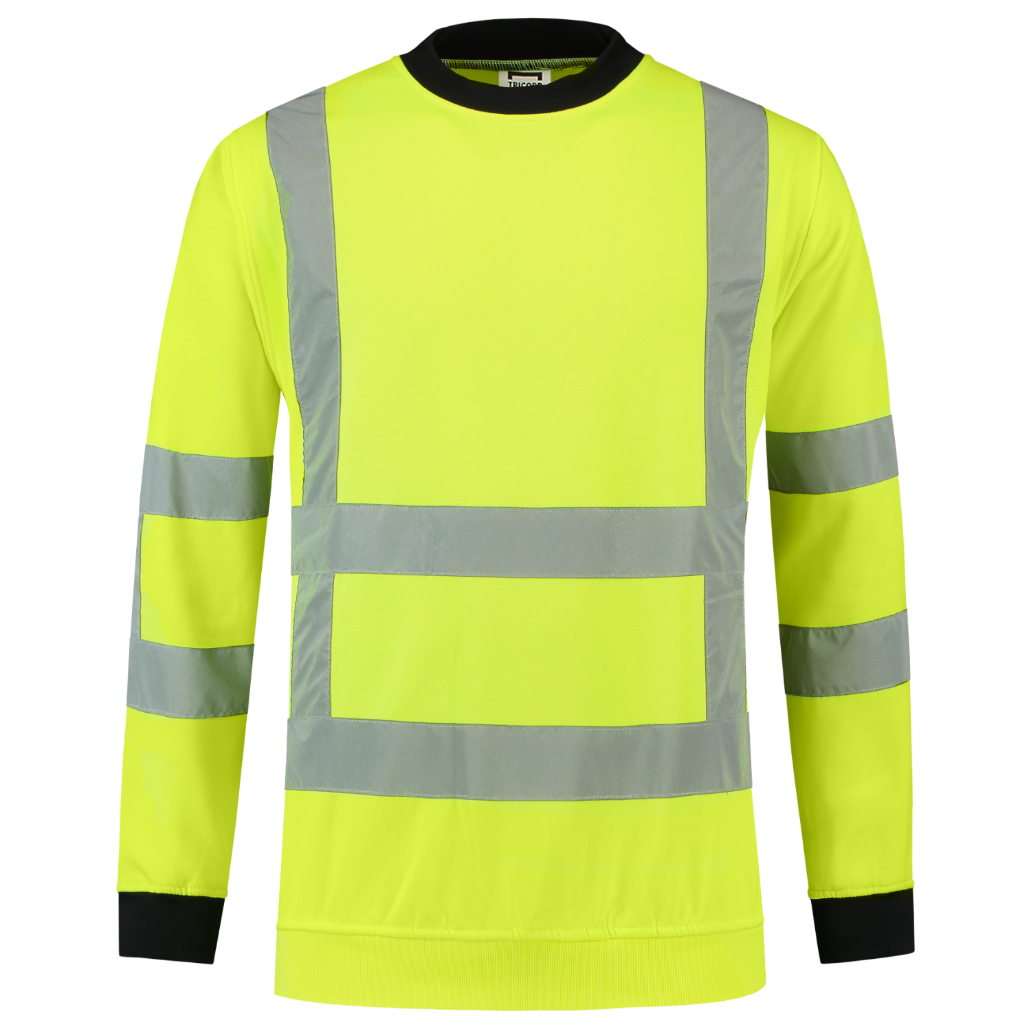Tricorp Safety Polosweaters 303001-TS-RWS HiVis fluo geel-zwart(fluoryellow)