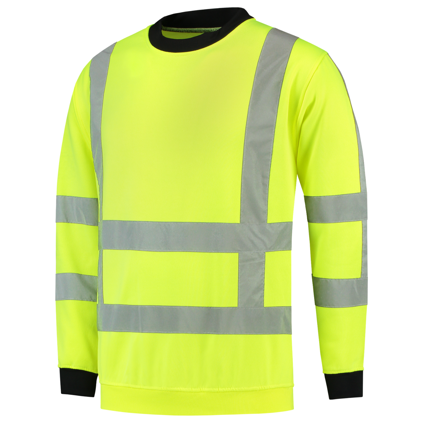 Tricorp Safety Polosweaters 303001-TS-RWS HiVis fluo geel-zwart(fluoryellow)