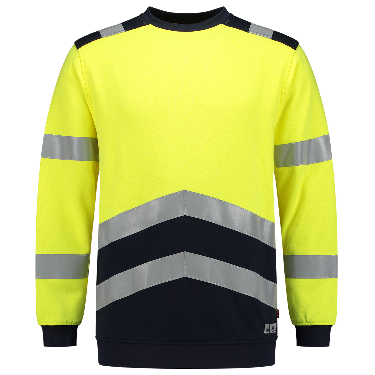 Tricorp Safety Multinorm Polosweaters 303002 Multinorm fluo geel-inktblauw(fluoryellowink)