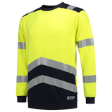 Tricorp Safety Polosweaters 303002 Multinorm fluo geel-inktblauw(fluoryellowink)