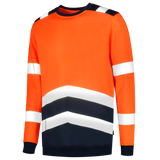 Tricorp Safety Polosweaters 303004 HiVis fluo oranje-inktblauw(fluororangeink)
