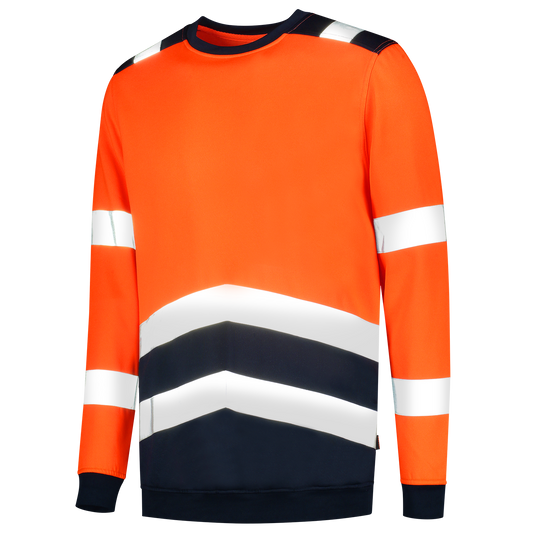 Tricorp Safety 2020 Vision;60 Graden Sweaters 303004 HiVis fluo oranje-inktblauw(fluororangeink)