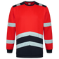 Tricorp Safety Polosweaters 303004 HiVis fluo rood-inktblauw(fluorredink)