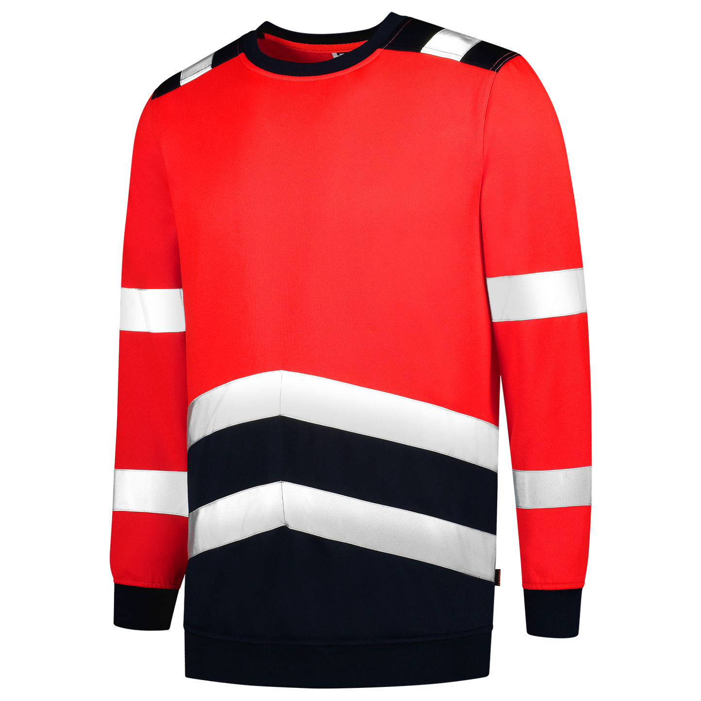 Tricorp Safety Polosweaters 303004 HiVis fluo rood-inktblauw(fluorredink)