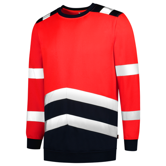 Tricorp Safety Sweaters 303004 HiVis fluo rood-inktblauw(fluorredink)