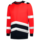 Tricorp Safety Polosweaters 303004 HiVis fluo rood-inktblauw(fluorredink)