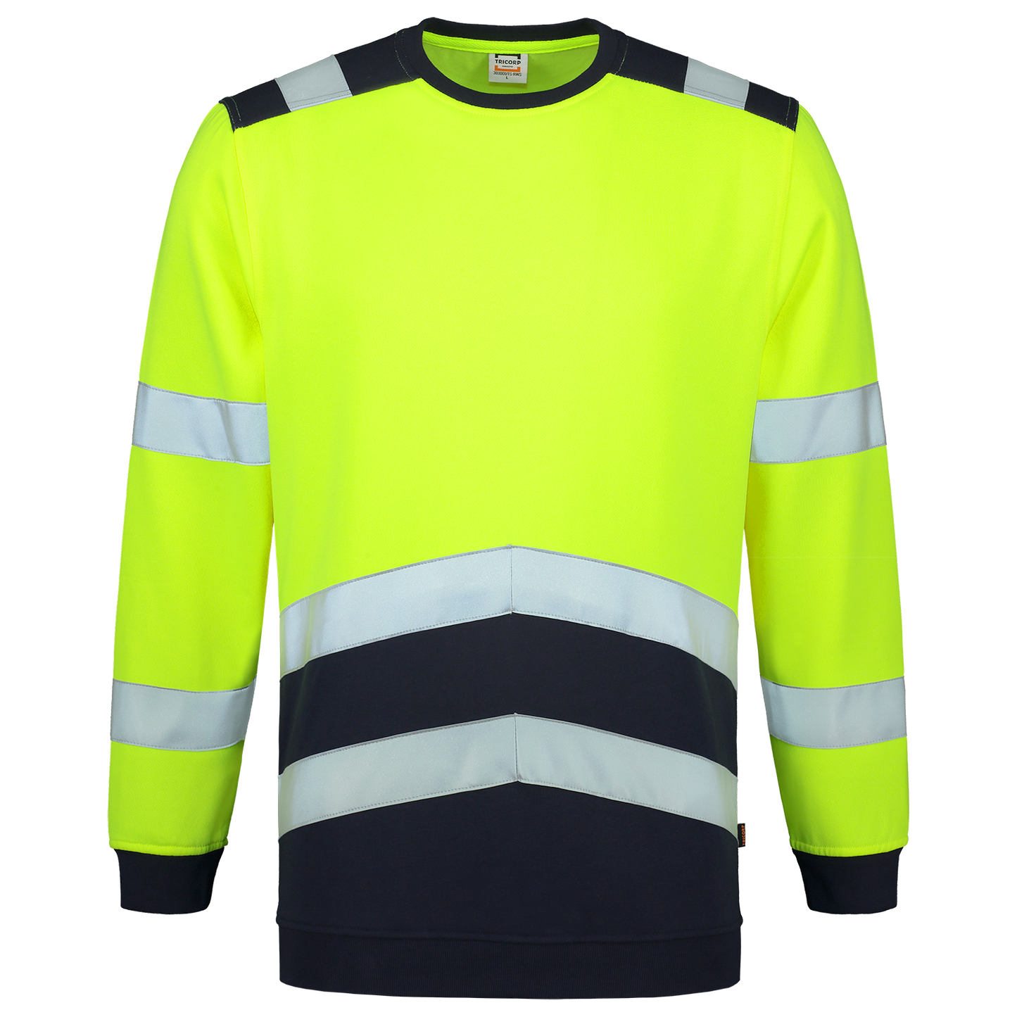 Tricorp Safety 2020 Vision;60 Graden Sweaters 303004 HiVis fluo geel-inktblauw(fluoryellowink)