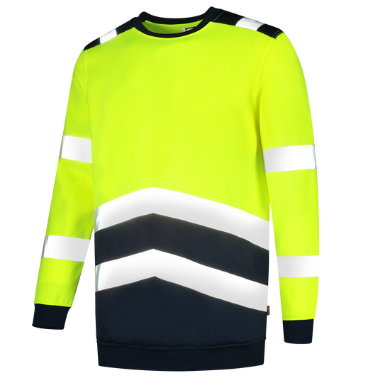 Tricorp Safety 2020 Vision;60 Graden Sweaters 303004 HiVis fluo geel-inktblauw(fluoryellowink)