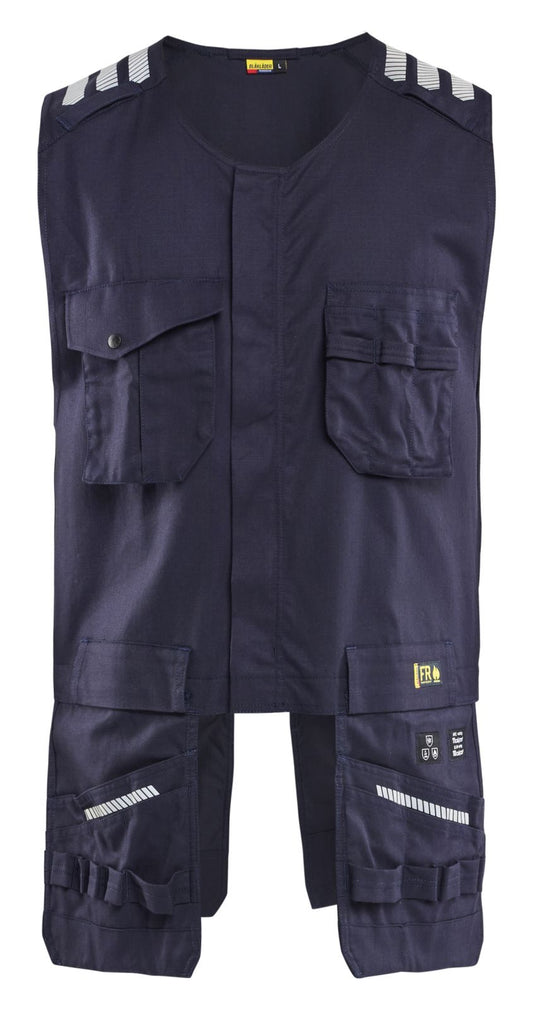 Blaklader Vlamvertragend Multinorm Werkvest 30391512 Inherent waterafstotend marineblauw(8900)