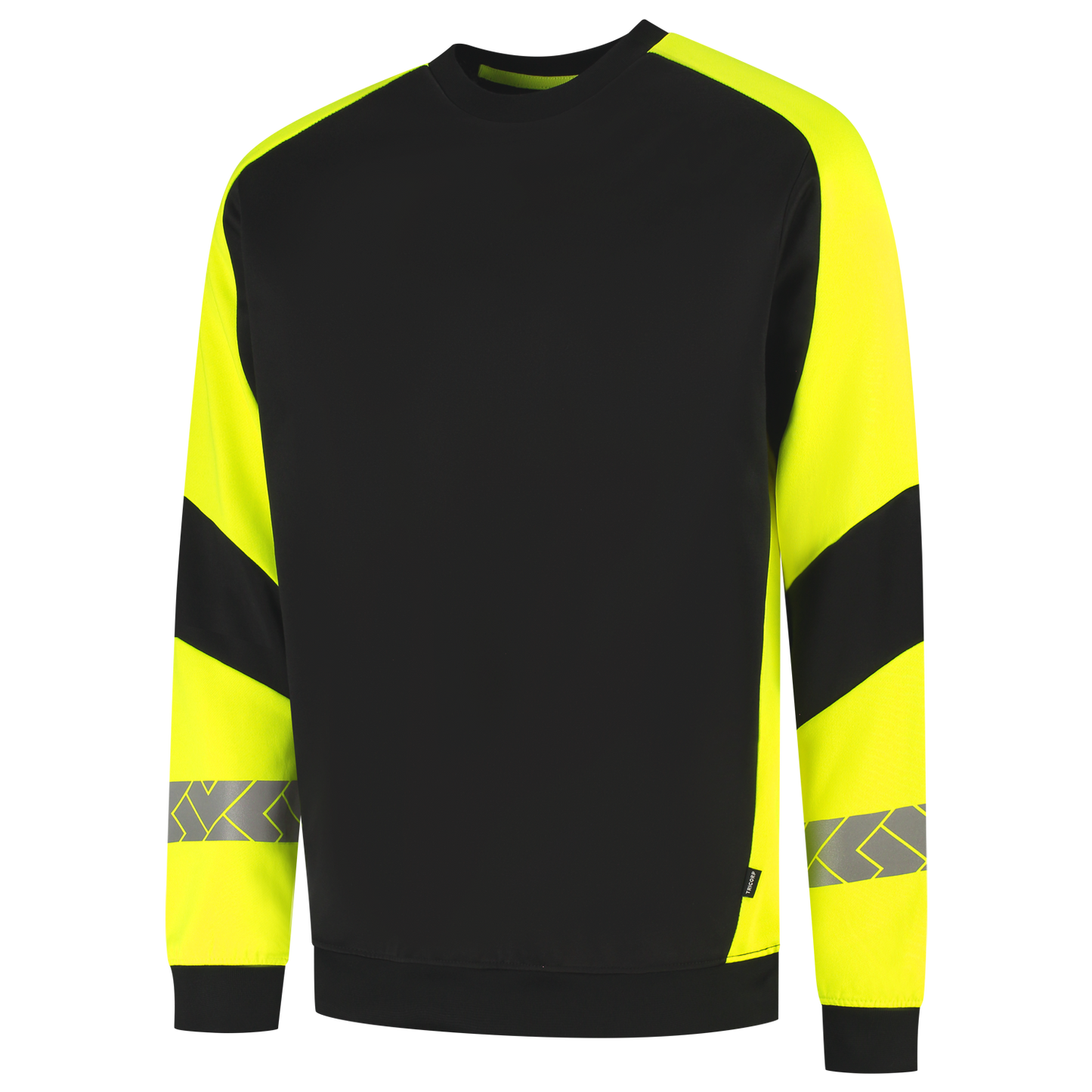 Tricorp Workwear Reflective Redefined Sweaters 306101 HiVis zwart-fluo geel(blackfluoryellow)