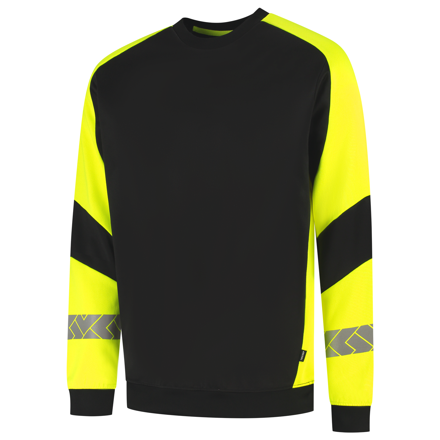 Tricorp Workwear Reflective Redefined Sweaters 306101 HiVis zwart-fluo geel(blackfluoryellow)