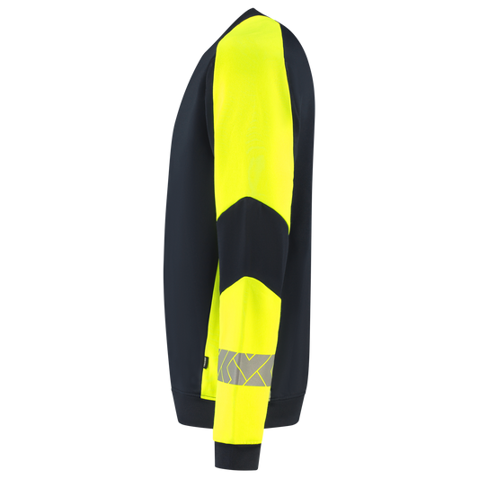 Tricorp Workwear Reflective Redefined Sweaters 306101 HiVis inktblauw-fluo geel(inkfluoryellow)