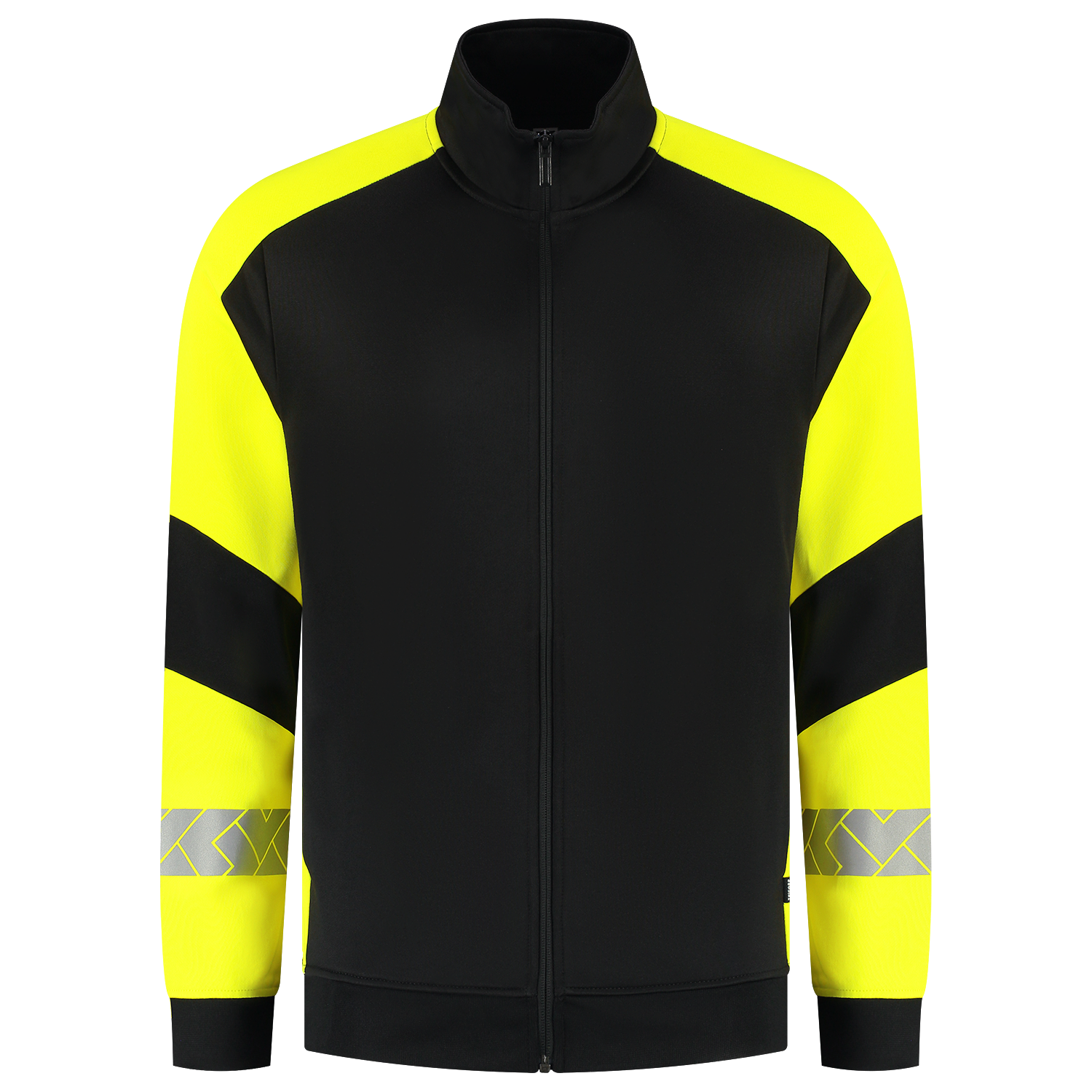 Tricorp Workwear Reflective Redefined Sweatvesten 306104 HiVis zwart-fluo geel(blackfluoryellow)