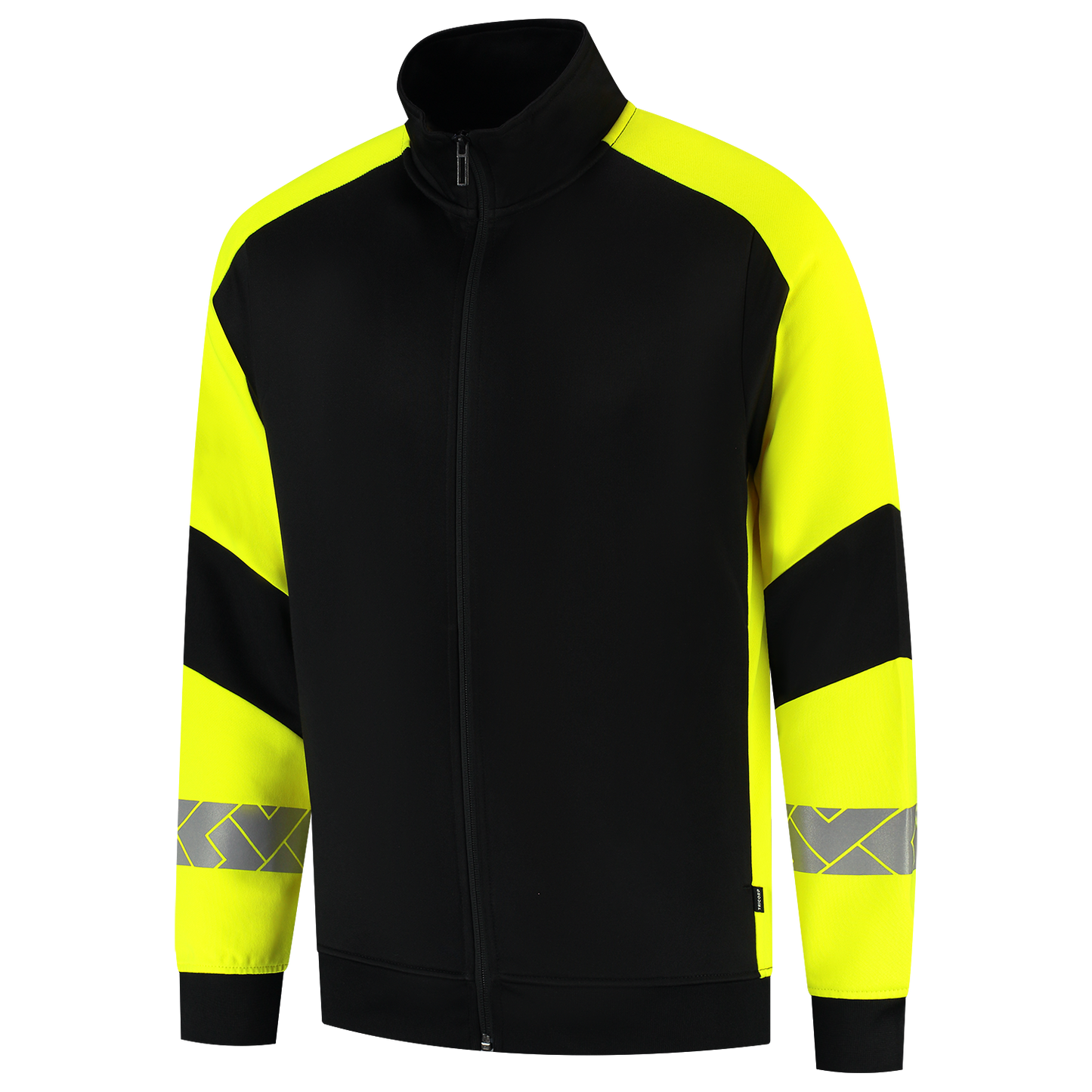 Tricorp Workwear Reflective Redefined Sweatvesten 306104 HiVis zwart-fluo geel(blackfluoryellow)