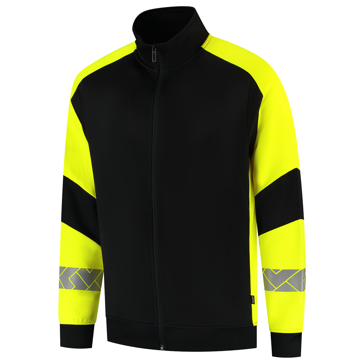 Tricorp Workwear Reflective Redefined Sweatvesten 306104 HiVis zwart-fluo geel(blackfluoryellow)