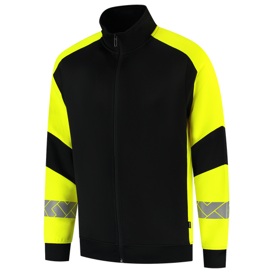 Tricorp Workwear Reflective Redefined Sweatvesten 306104 HiVis zwart-fluo geel(blackfluoryellow)