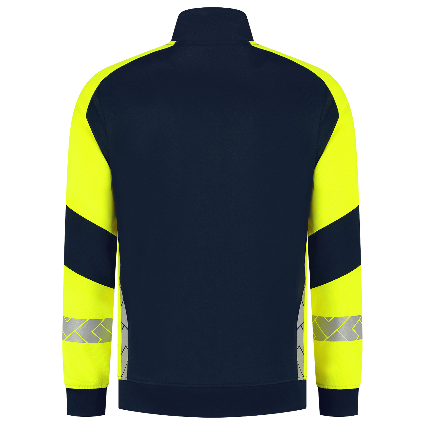 Tricorp Workwear Reflective Redefined Sweatvesten 306104 HiVis inktblauw-fluo geel(inkfluoryellow)