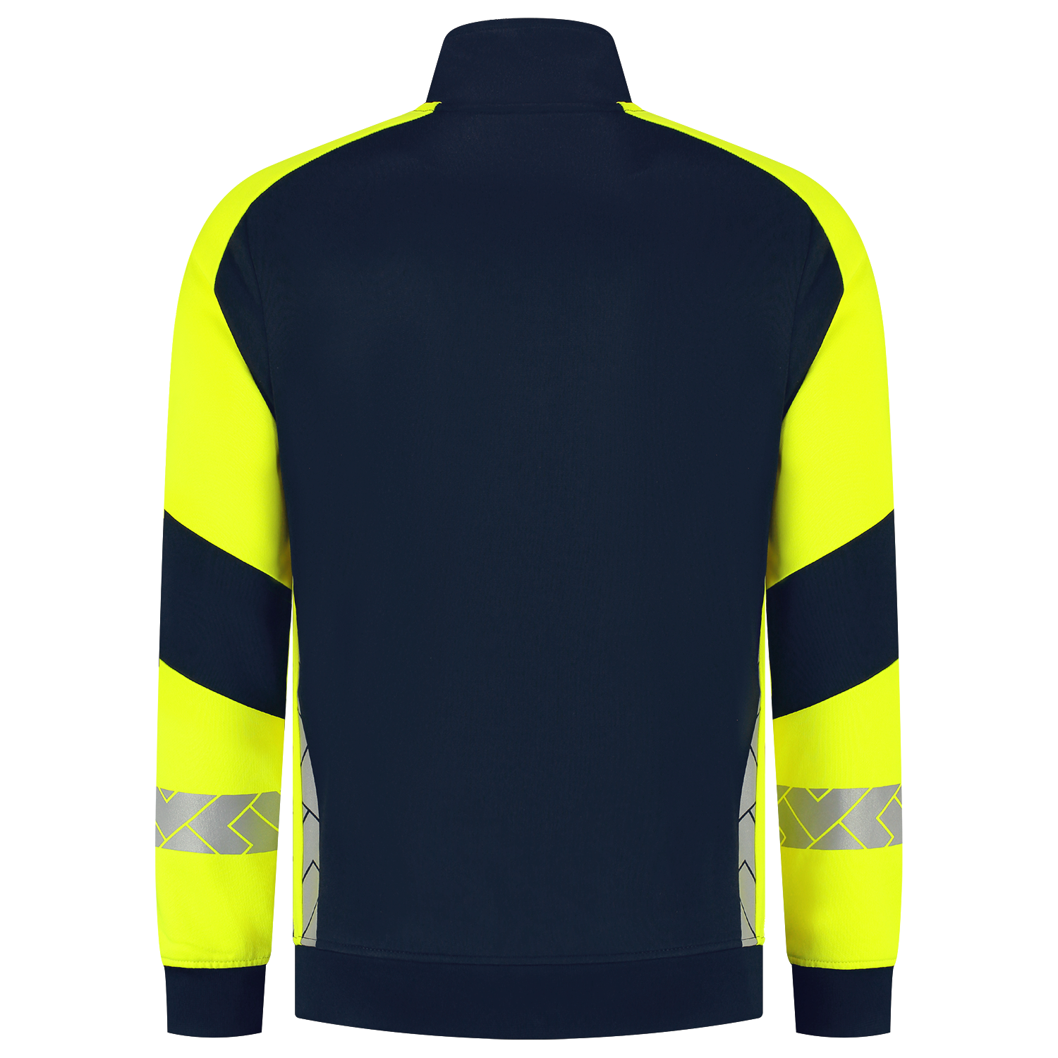 Tricorp Workwear Reflective Redefined Sweatvesten 306104 HiVis inktblauw-fluo geel(inkfluoryellow)