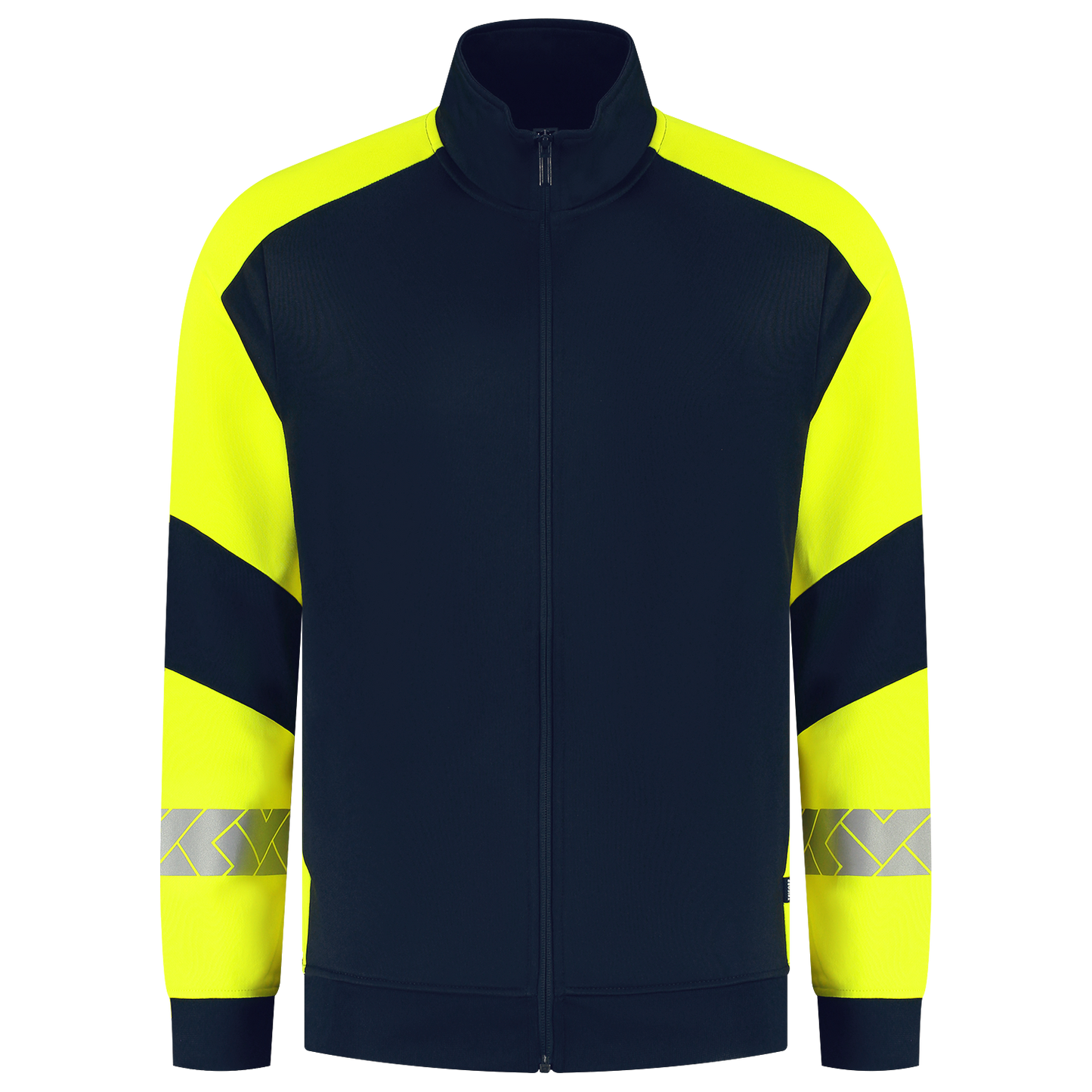Tricorp Workwear Reflective Redefined Sweatvesten 306104 HiVis inktblauw-fluo geel(inkfluoryellow)