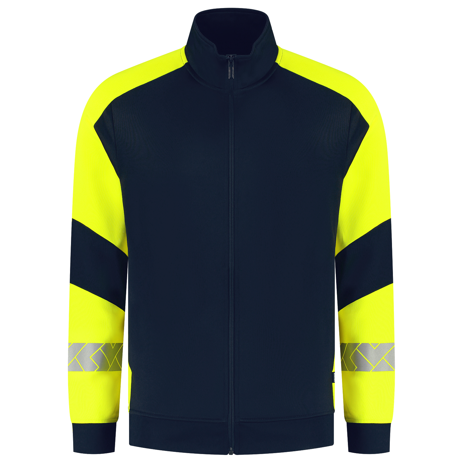 Tricorp Workwear Reflective Redefined Sweatvesten 306104 HiVis inktblauw-fluo geel(inkfluoryellow)