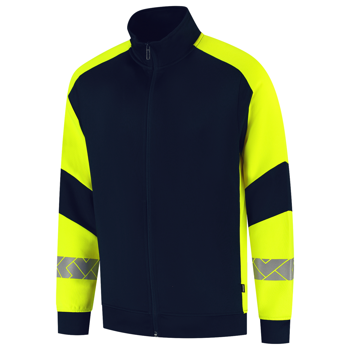Tricorp Workwear Reflective Redefined Sweatvesten 306104 HiVis inktblauw-fluo geel(inkfluoryellow)