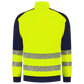 Tricorp Workwear High Vis Redefined Zip Sweaters HiVis 306106 fluo geel-inktblauw(fluoryellowink)